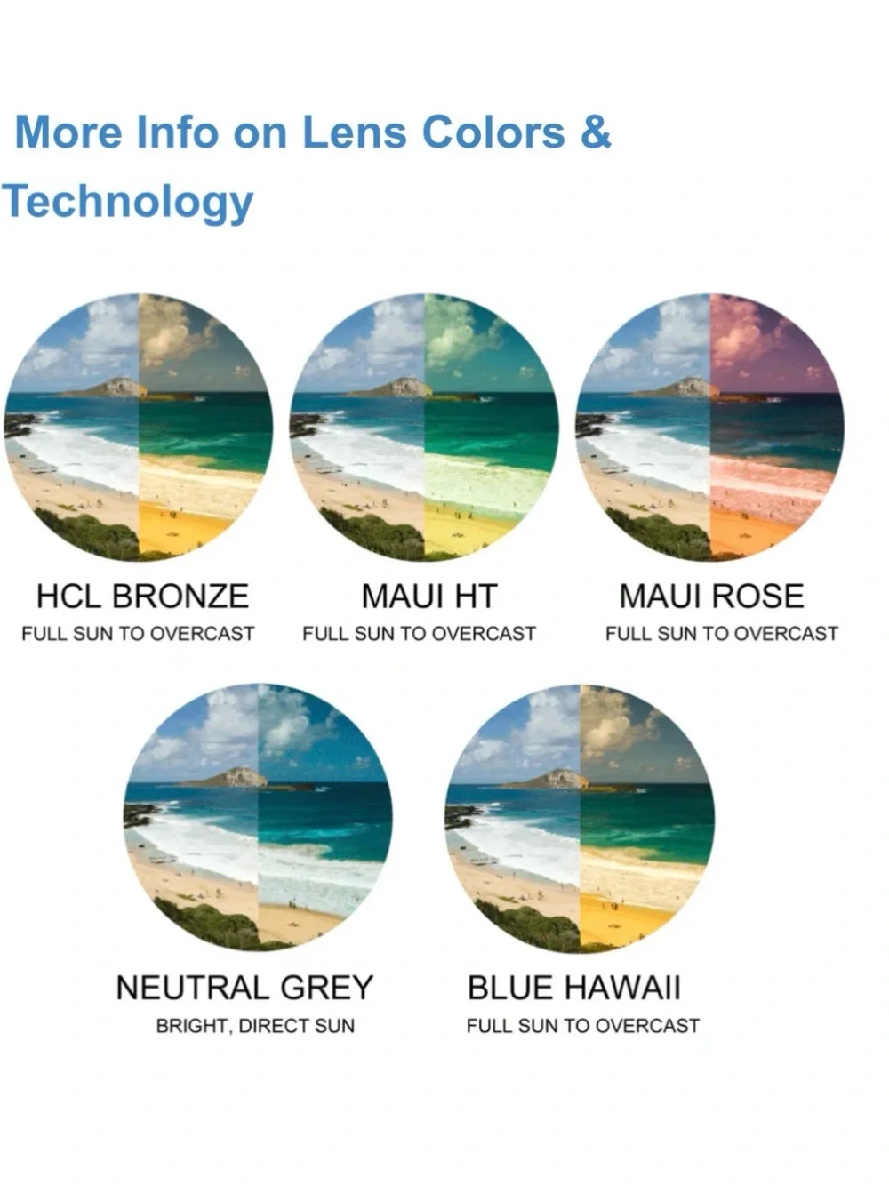 Maui Jim Sunglasses with Blue Lenses and Translucent Gray Frame